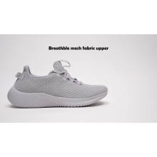 Wholesale Men's Fly Knit Mesh Breathable Lace-up Ankle Support Memory Foam  Casual Shoes Fashion Sneakers